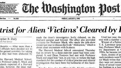 I accept, Dr. Mack’s
statements at face value. - Ariel Phenomenon