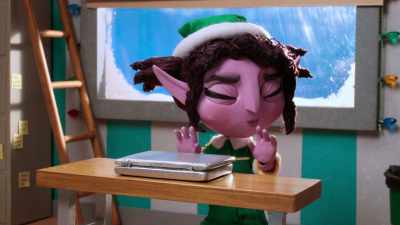 I was actually
just watching
a dumb music video - Santa Inc.