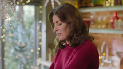 I add Cranberries, some
dried Cranberries here, - Nigella: At My Table
