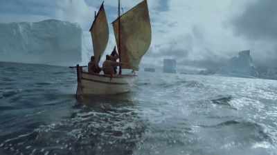 I had all sails set, and the 
James Caird quickly dipped the 
beach  - Shackleton: The Greatest Story of Survival