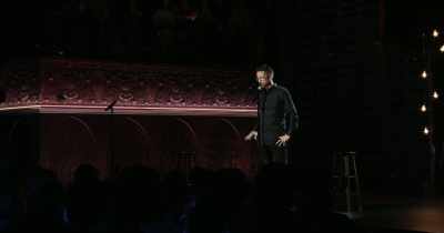 I almost couldn't get
a one-man show license, - Neal Brennan: 3 Mics