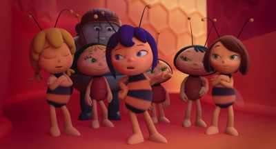 I almost feel sorry for her.
Almost. - Maya the Bee: The Honey Games