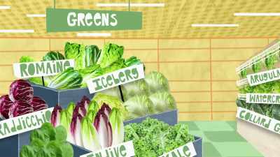 I almost forgot.
Ever order a salad
because you think you should, - What Am I Eating? With Zooey Deschanel