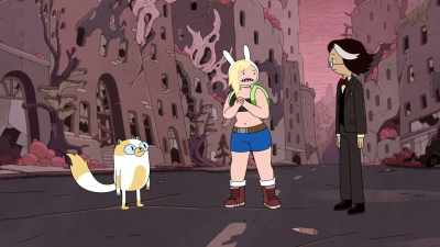 I almost got ate.
This world is scary. - Adventure Time: Fionna & Cake