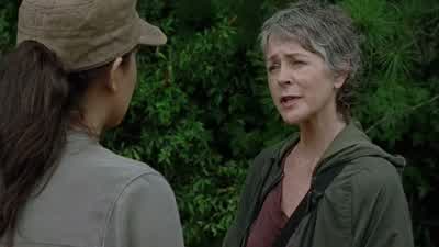 I almost told everyone at the meeting. - The Walking Dead