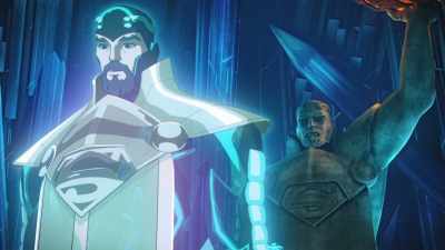 I, along with Krypto, - Batman and Superman: Battle of the Super Sons