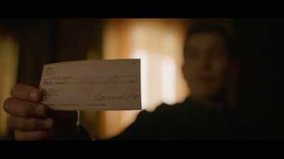 I already accepted a bid
with funds drawn in your father's name. - Death and Other Details