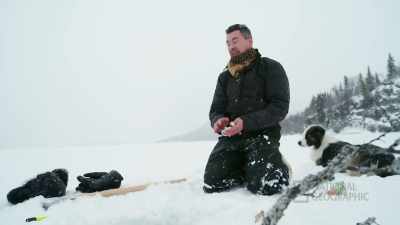 I also might have scared the
fish away when I was cutting - Life Below Zero: First Alaskans