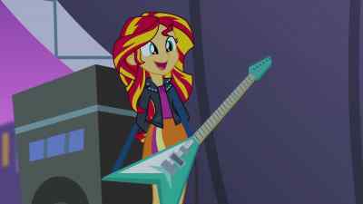 I also play guitar. - My Little Pony: Equestria Girls   Rainbow Rocks