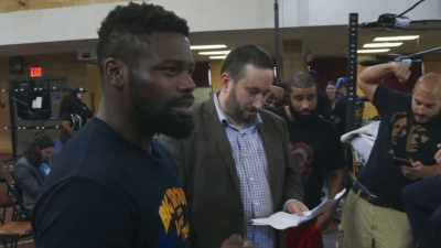 I always wanted to
be the guy backstage - The Wrestlers