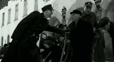 I am an essential workerEssential worker LAUGHSYesOFFICER LAUGHINGI work for Oskar SchindlerEssential worker for Oskar SchindlerA one armed Jew Twice as useless - Schindler's List