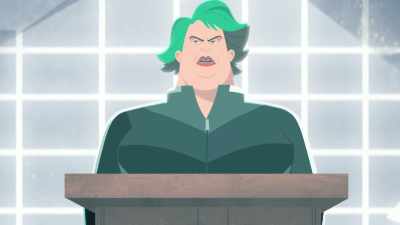 I am Coach Brunt,
and these are my house rules. - Carmen Sandiego