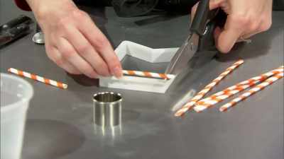 I am cutting my straws - Halloween Cookie Challenge