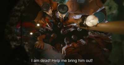 I am dead! Help me bring him out! - Swallow