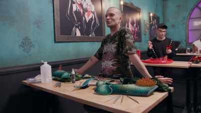 I am so excited to be by
myself for a team challenge - The Boulet Brothers' Dragula: Titans