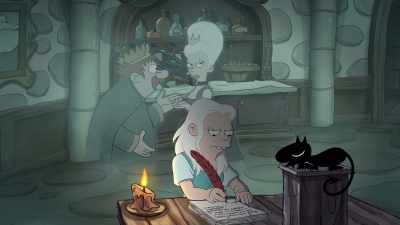 I am gripped by purpose
higher than thy petty, worldly concerns. - Disenchantment