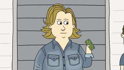 I am honored to give you
your very first dollar. - Ten Year Old Tom
