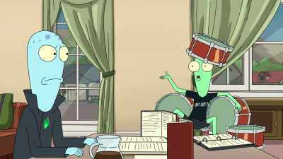 ‐ I am. I'm studying
how to get into a drumline, - Solar Opposites