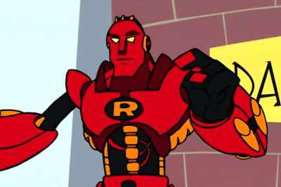 I am Mega-Roboticle,
protector of the universe. - Johnny Test