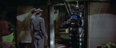 I am monitored to admit no one at this hour - Forbidden Planet
