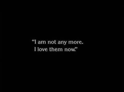 "I am not any more. - The Unknown