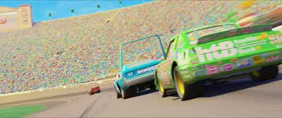 I am not comin' in behind you again old man - Cars
