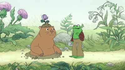 I am on my way to townto mail this letter to Toad. - Frog and Toad