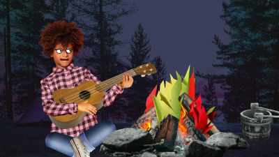 - * I am one with nature * - Big Nate