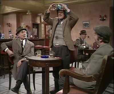 I am ready when they are.
Well, get off with you then. - Last of the Summer Wine
