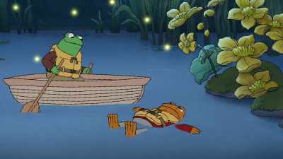 I am sure your fancy jacket will enjoyan evening swim. - Frog and Toad