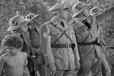 - I am sure he fell here.
- Oh, no, sir. He couldn't have. - Tarzan Triumphs