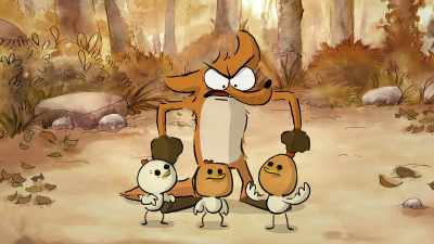 - I am terrifying.
- No. You're our mommy. - The Big Bad Fox and Other Tales