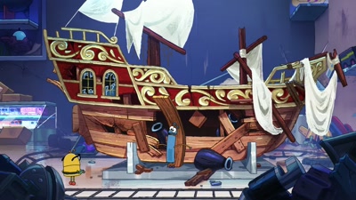 I am totally gonna fix all these models,
starting with this ship. - StoryBots: Answer Time