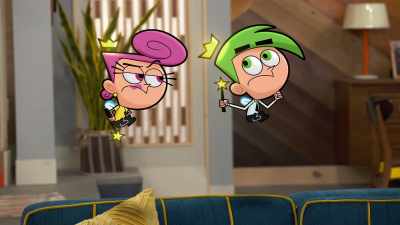 I am trying to impress
this pretty, pink-haired lady. - The Fairly OddParents: Fairly Odder