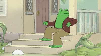 I am waiting for Toad to wake up - Frog and Toad