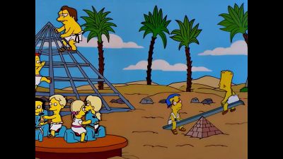 ♪ And Abraham begat Isaac ♪ - The Simpsons