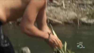 AND IT SEEMS TO BE WORKING. - Man vs. Wild