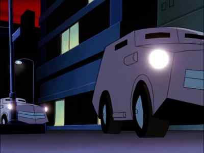 Armored car one, report. - The New Batman Adventures