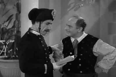 I arrest you for masquerading
as a gondolier. - Top Hat