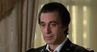 Fuck you know about painLet me have the gun ColonelNo time to grow a dick sonJust give me the gun all right ColonelI'm talkin' a parade groundTen hutSoldier that was a direct orderGive me the gunYou can stay or you can leaveYou understandEither way I'm - Scent of a Woman