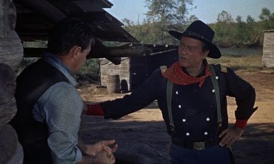 I was asked to help and I couldn't turn 'em down Come off it Even you were born - The Horse Soldiers