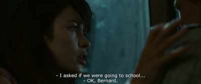 - I asked if we left to school.
- Alright, Bernard. - 15 Minutes of War