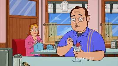 - I asked you to fix it way back in April.
- Well, there's your problem. - Corner Gas Animated
