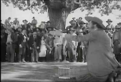 I asked you to get further back.
He's afraid to let go. - The Adventures of Mark Twain
