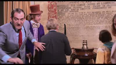 I assume there's an accident indemnity clauseNever between friends - Willy Wonka &amp; the Chocolate Factory