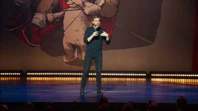 I was at a red light.
A man hit me, okay? - Andrew Santino: Home Field Advantage