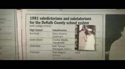 I attended
Avondale High School, - All In: The Fight for Democracy