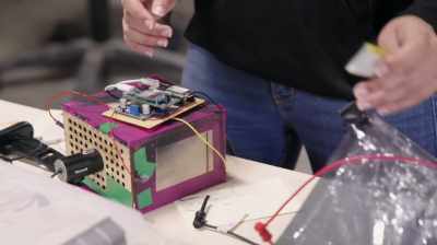 I basically built a sensor
for arsenic in drinking
water that measures arsenic - Science Fair