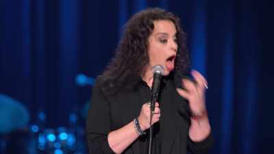I became a cutter
on the inside, just... [loud gag] - Bill Burr Presents: Friends Who Kill
