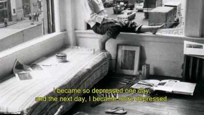 I became so depressed one day, - Kusama : Infinity